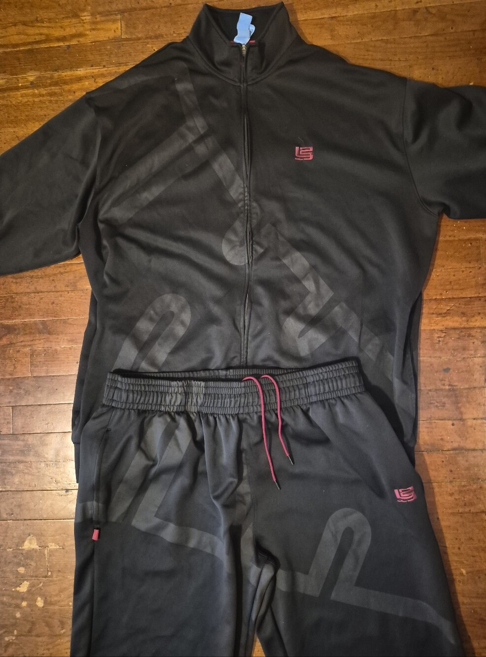 Nike Lebron James Mens Sz 3XL Black Sweatsuit